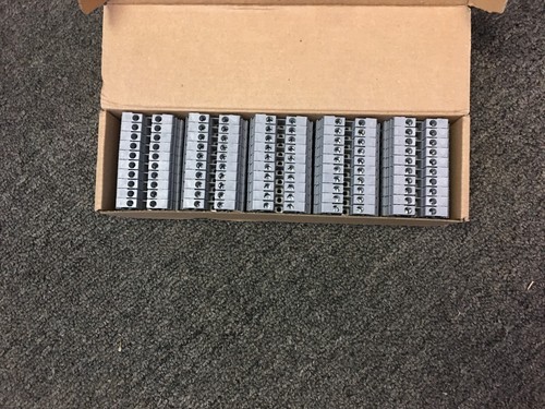 ABB Feed Through Screw Clamp terminal Blocks 50 pack M4/6 32A 1SNA115116R0700 - Picture 3 of 5