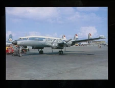 Aviation Airplane Airline postcard Skyliner 136 Lockheed L1049G KLM Royal Dutch 