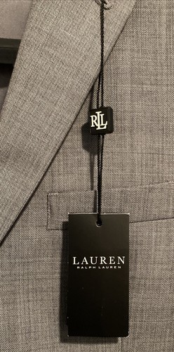 Lauren Ralph Lauren Boy’s Blazer Gray 100% Wool Lined Year Round Size 12 NEW NWT - Picture 4 of 10