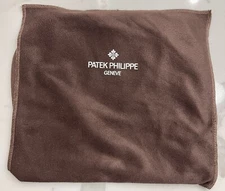 Authentic PATEK PHILIPPE Brown Watch Box Felt Cover Cloth CLEAN CONDITION