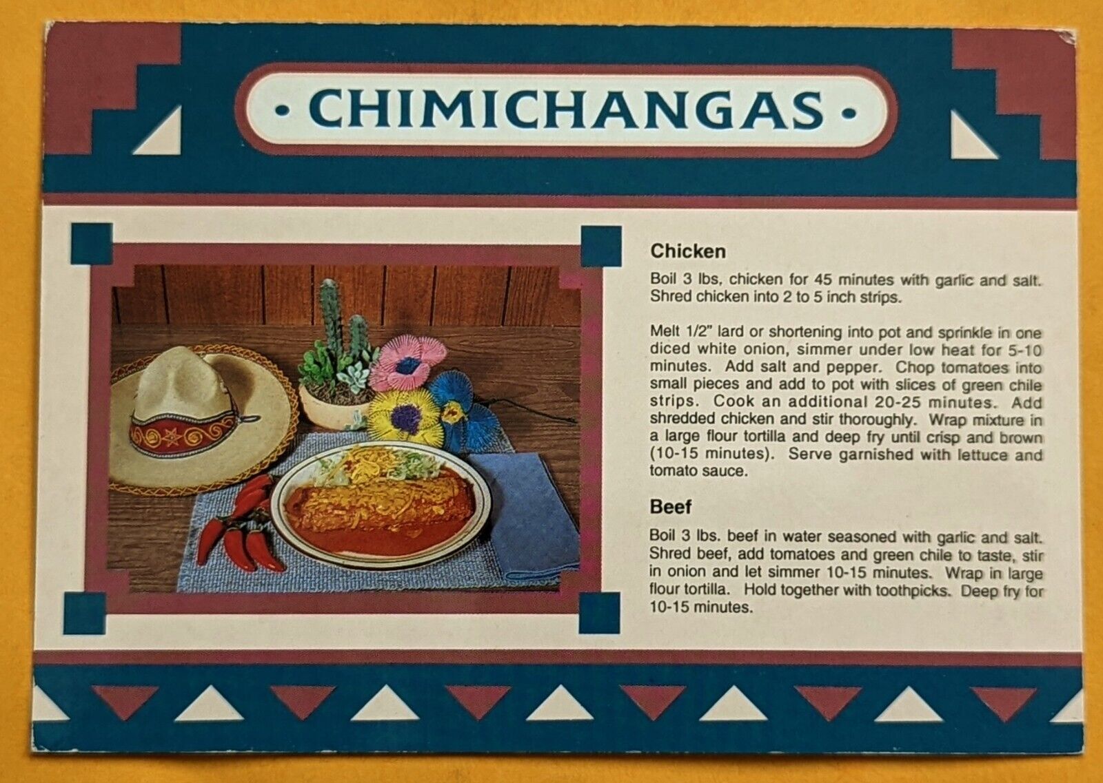 Arizona Chimichangas