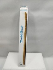 Humble Brush Adult Bamboo Toothbrush with Soft Blue Bristles by The Humble Co.