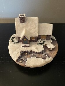 OUR AMERICA Thomas Kinkade 2002 Candle Topper Evening Glow #2801- READ