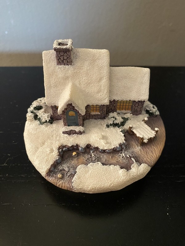 OUR AMERICA Thomas Kinkade 2002 Candle Topper Evening Glow #2801- READ