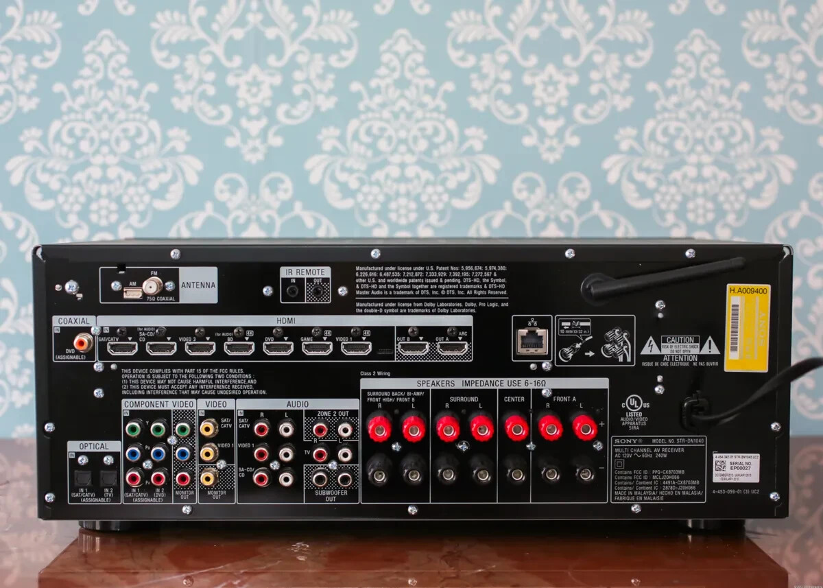 Sony STR-DN1040 7.1 Channel A/V Receiver 4K WiFi Network