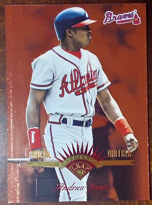 1997 Leaf Fractal Matrix #199 Andruw Jones CL 