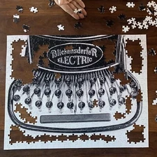 520 Pcs TYPEWRITER JIGSAW PUZZLE Antique Blickensderfer Electric Hard Vtg 16x20
