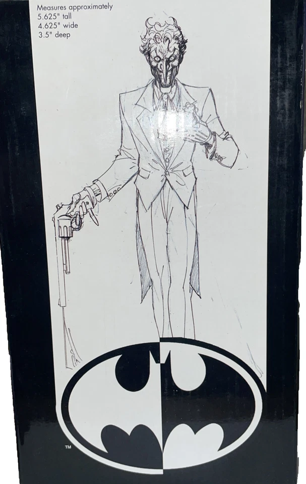 DC Direct: The Joker Black & White Statue edição limitada #4573/5500 com caixa - Imagem 4 de 4