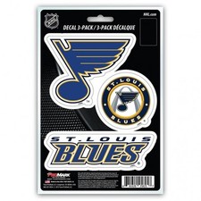 st. louis blues nhl ice hockey fan sticker vinyl decal set made in usa