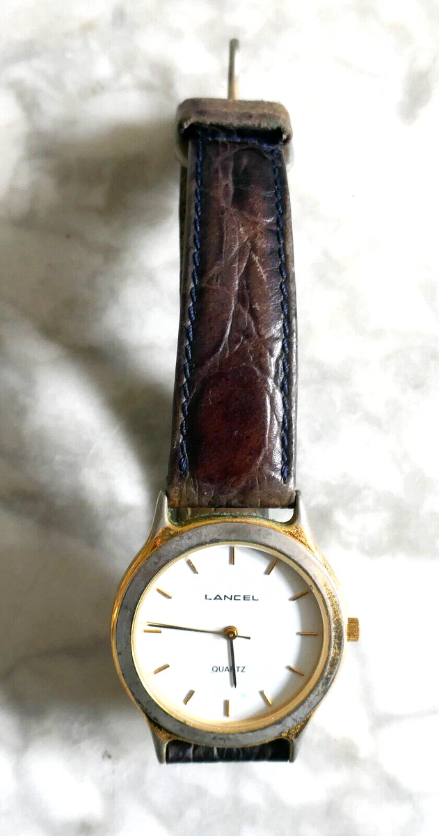 MONTR BRACELET VINTAGE HOMME LANCEL A QUARTZ PILE NON FOURNIE