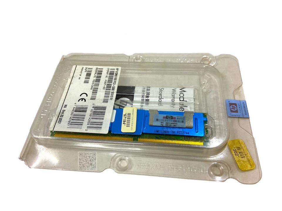 413507-B21 I New Sealed HP DDR2 SDRAM 1 x 512MB DDR2-667/PC2-5300 448050-001 - Image 2 of 4