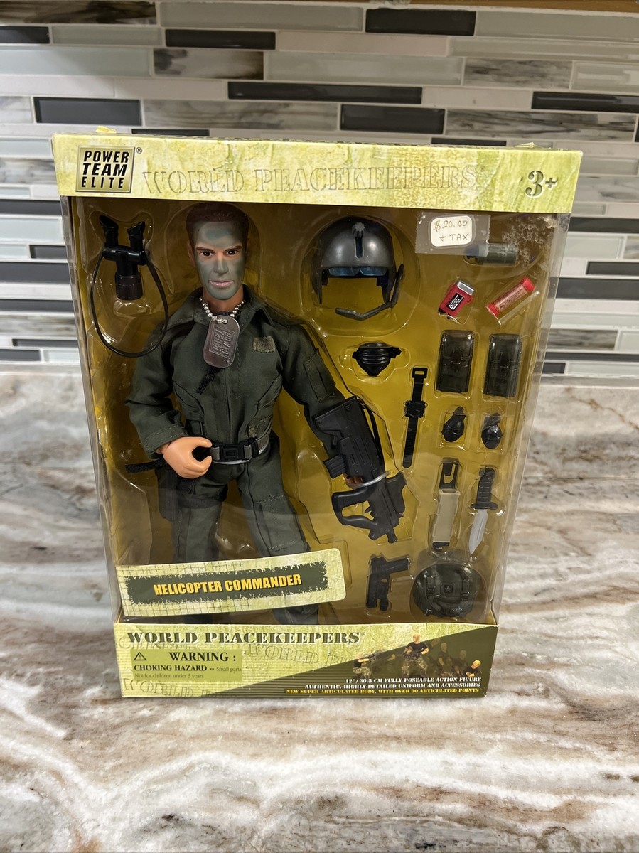 Power Team Elite World Peacekeepers- Helicopter Commander 12in