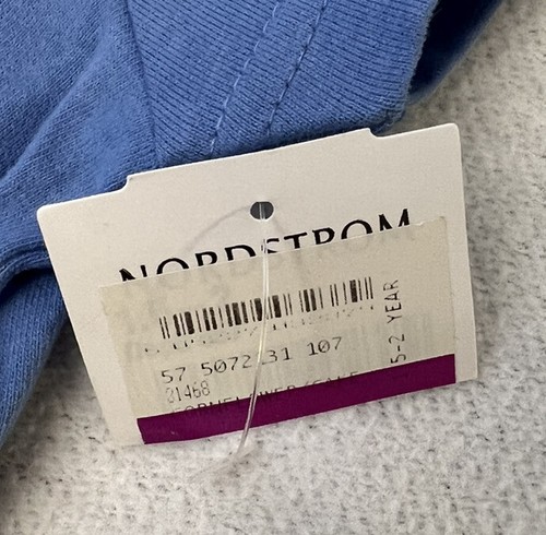 MINI BODEN NUEVA CON ETIQUETAS Azul Mangas Cortas Cupcake Aplique Camiseta Prenda para el torso Niño Pequeño 1 1/2 2 años - Imagen 6 de 6