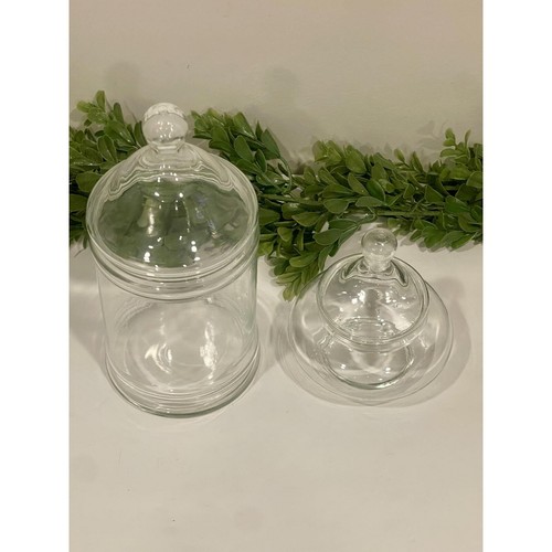 Set of Two Vintage Apothecary Jar | Vintage Jar | Glass Apothecary | Vintage - Picture 8 of 10