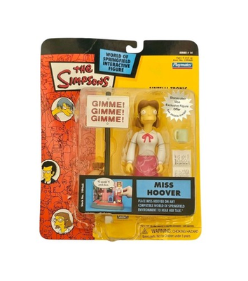 #ad THE SIMPSONS MISS HOOVER MS. WORLD OF SPRINGFIELD PLAYMATES Dented Box $19.99