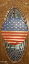 18 In Patriotic Wood Door Hanger Home Decor Americana Style