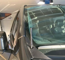 4" Short Black Aluminum Antenna Mast Power Radio AM/FM for GMC Sierra 2006-2025