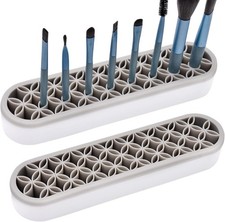 2 PCS Multi-Purpose Cosmetic Storage Box Desktop Organizers Silicone Make Up