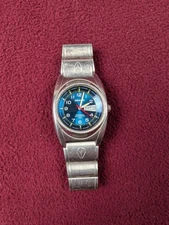 VTG Nixon Watch The Don Blue face water resistant stainless steel day date