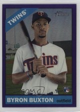 2015 Topps Heritage High Number Chrome Purple Refractor Byron Buxton #724 1k9t