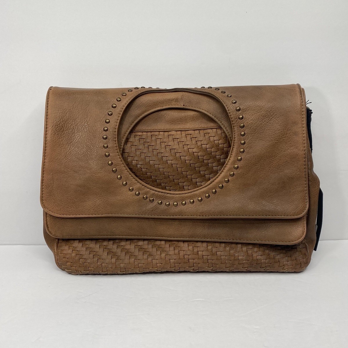 Moda Luxe Bag Women's Tan Leather Madeline Messenger Crossbody