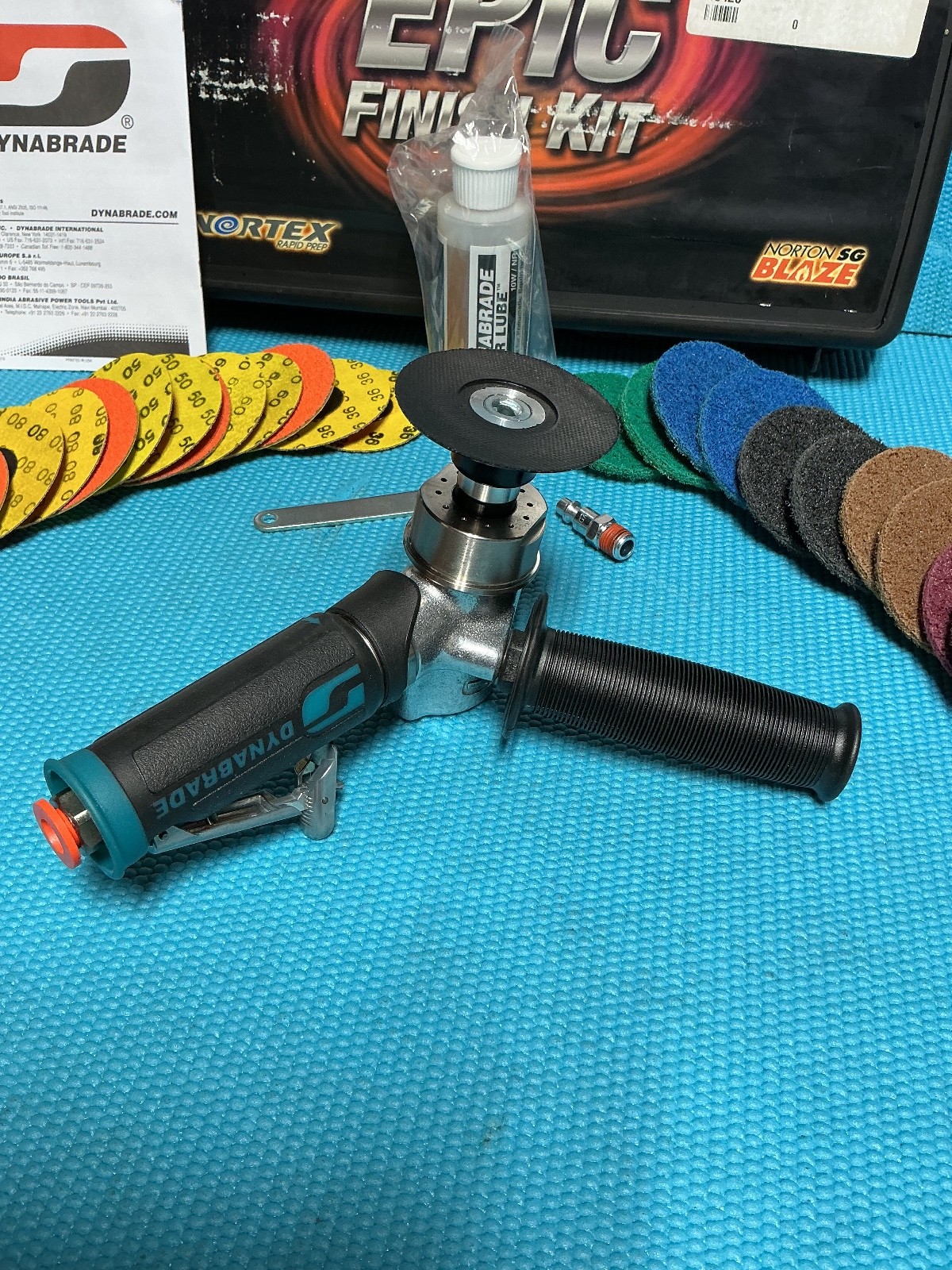 Dynabrade 48420, 3" Dia. Epic Finish Kit. 15000 RPM.