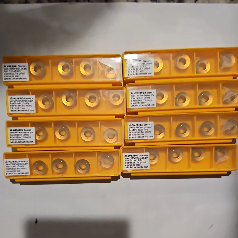 Inserto de fresado KENNAMETAL RPHT1204M0E442X4 X500 NUEVO HECHO EN EE. UU. NUEVO 10 piezas. Foto 2 de 2
