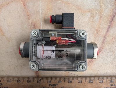 LAKE FLOW SWITCH M357WB0S WATER 3000 PSI MAX INLINE SENSOR UNIT