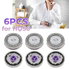 6-Pack HQ56 Replacement Shaver Heads for Philips Norelco HQ3 HQ4 HQ55 HQ56 HQ6