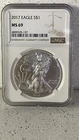 2017 American Silver Eagle ASE 1 oz 999 Fine NGC MS69