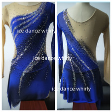 961 New Girls Kids Ice Figure Skating Dress Figure Skating Dress for Competition