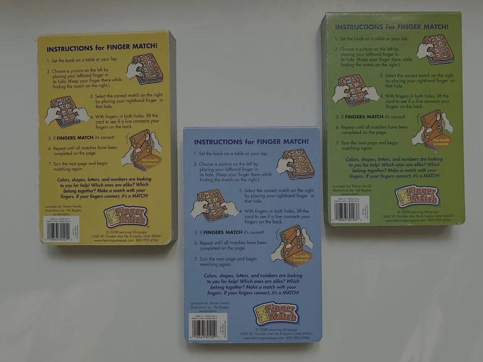 Juego de 7 Tarjetas Flash Educativas Alfabeto, Conteo de Números, Formas, Colores 3+ Foto 2 de 4