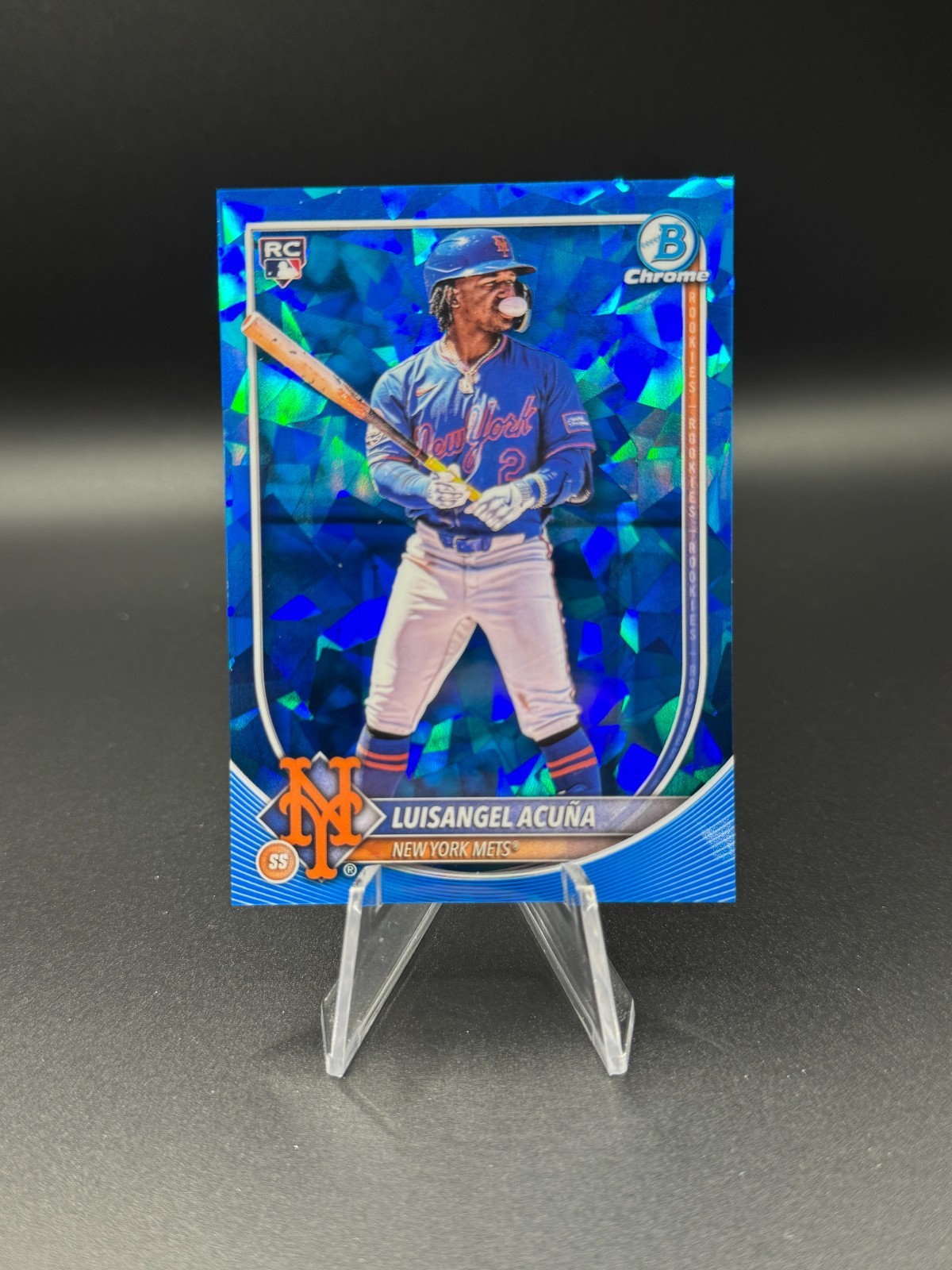 🔥2025 Bowman Chrome Sapphire #32 Luisangel Acuna RC Image Variation SP🔥