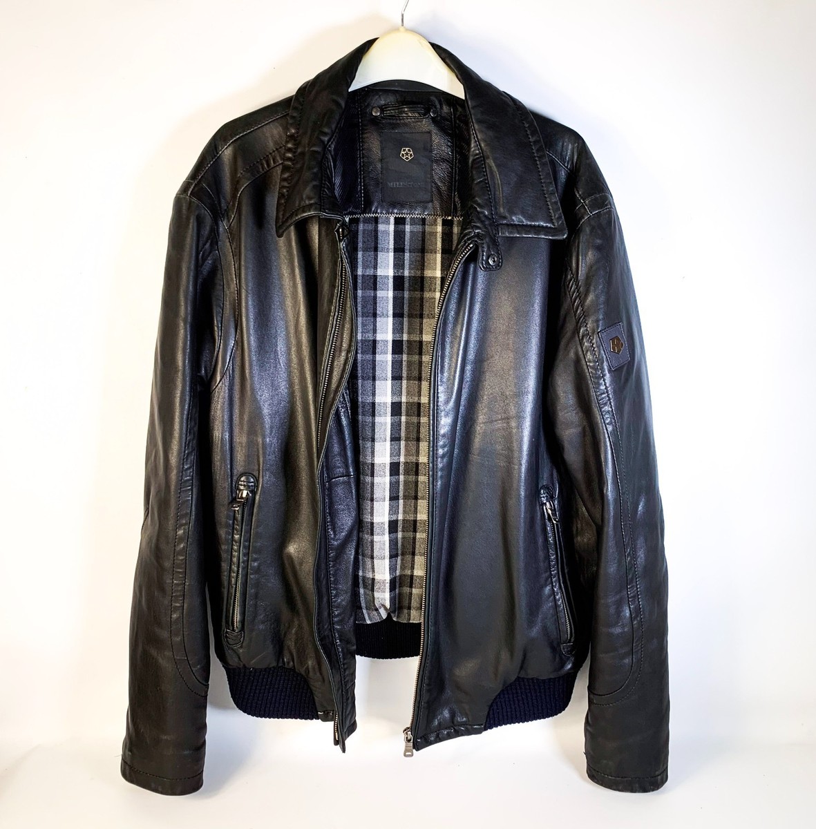 ジャケット・アウター RARE Vintage Reversible Leather Jacket M s-l1200.jpg
