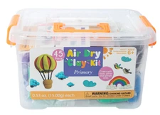 Air Dry Clay Pastel Kit 45-Piece New