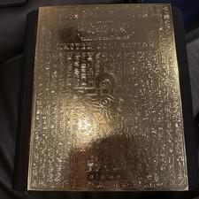 Yugioh Master Collection Volume 1 Golden Binder ONLY No Cards