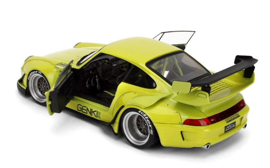 1/18 PORSCHE 911 RWB Pink Slip RAUH-Welt BEGRIFF Genki Model Car
