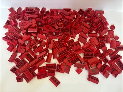 Lego Dachziegel Rot Sammlung 400g. - Kilo - KG - Konvolut - Stadt - Basic - Town
