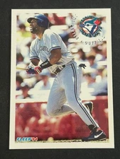 1994 Fleer Sunoco #6 Joe Carter Toronto Blue Jays