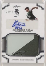 2016 Leaf Perfect Game National Showcase 28/40 Alejandro Toral Patch Auto 5c9