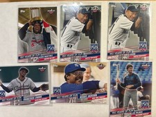 2019 topps Opening Day 150 years of fun lot of 6 Cards