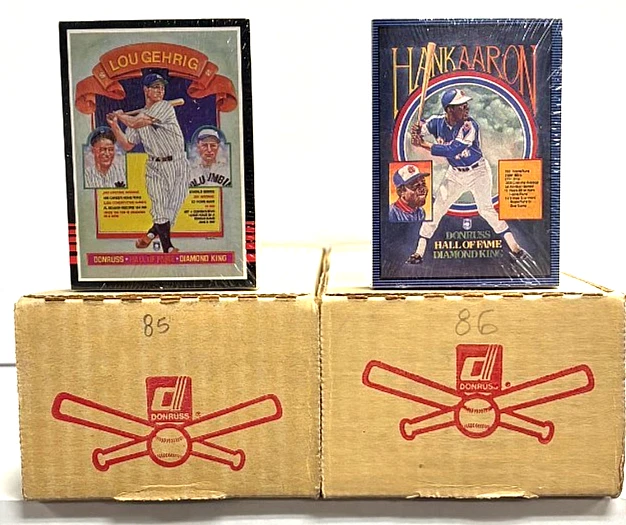Juego completo de 660 cartas + rompecabezas Donruss Baseball 1985 y 1986 sellado de fábrica Foto 4 de 4