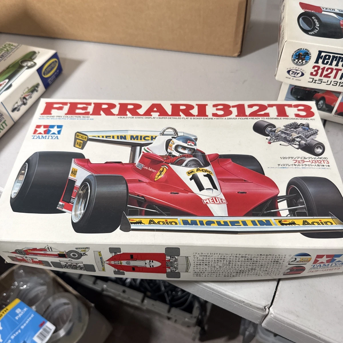 Ferrari 312t In 1/12 Scale Sports Car Toy Models & Kits for sale