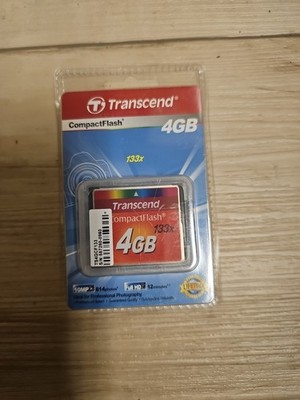 TRANSCEND 4GB COMPACT FLASH MEMORY CARD 133X SPEED 