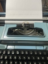 Vintage Smith Corona. With extra RibonCoronet XL Blue Portable Typewriter w/Case thumbnail