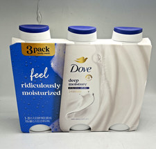 Dove Deep Moisture Body Wash, 23 fl oz, 3-Pack
