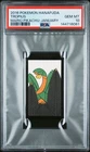 2016 POKEMON HANAFUDA MARIO PIKACHU JANUARY TROPIUS PSA 10