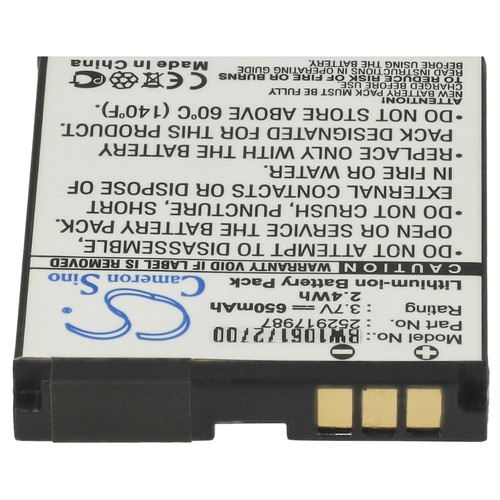 Batería para Sagem MY202c MY200c MY411cv MY411c MY300c 650mAh 3,7V - Imagen 6 de 9