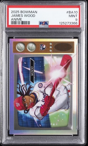 James Wood #BA-10 2025 Bowman Anime card