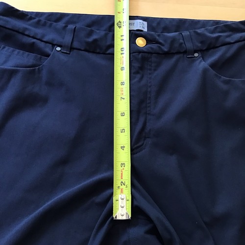 Pantalones de golf VRST elásticos para hombre 36/30 azul marino MAX200402 - Imagen 8 de 12